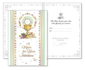 A Mass for your Intentions Card