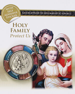The Holy Family Car Plaque