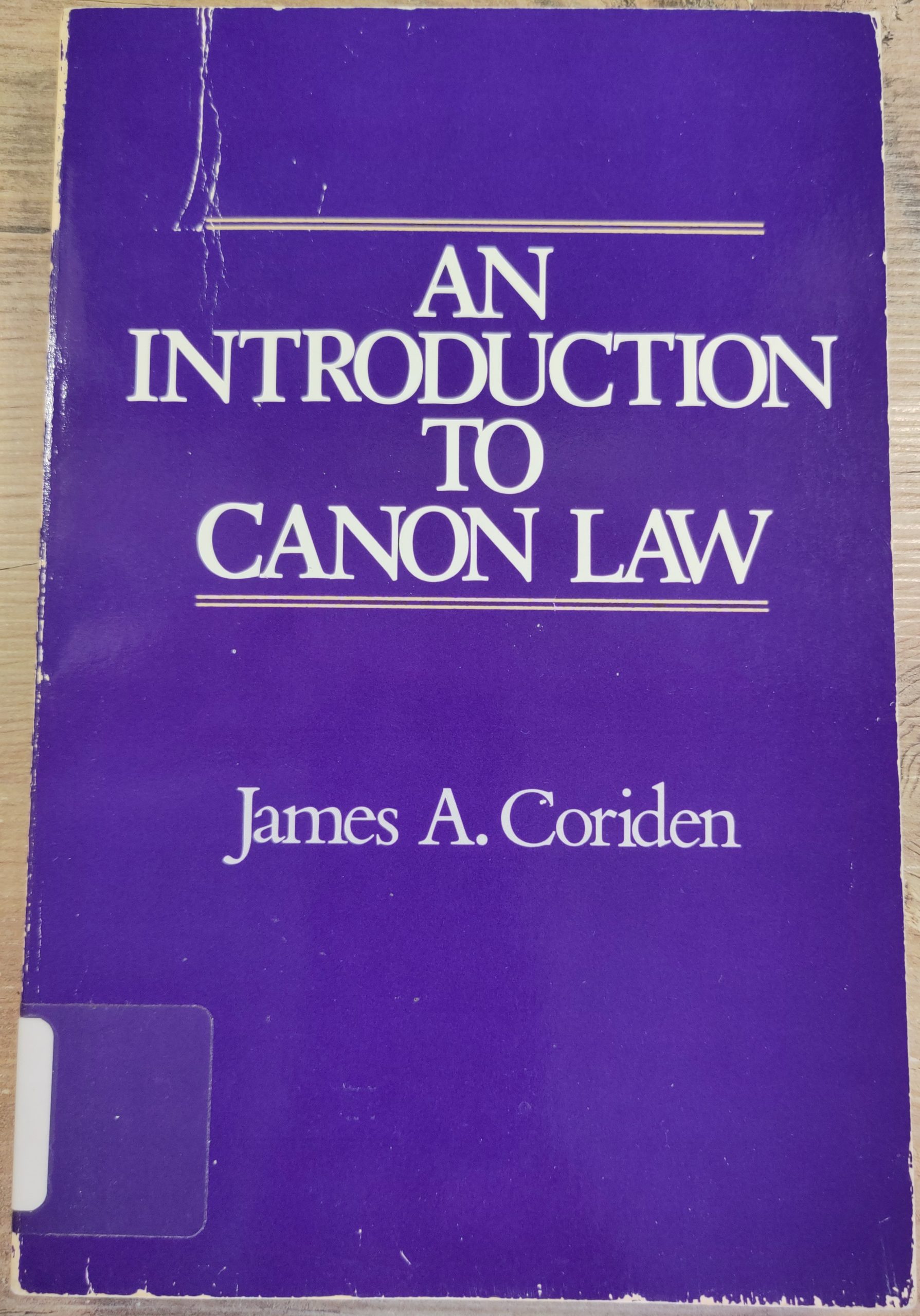 An Introduction to Canon Law (used book)